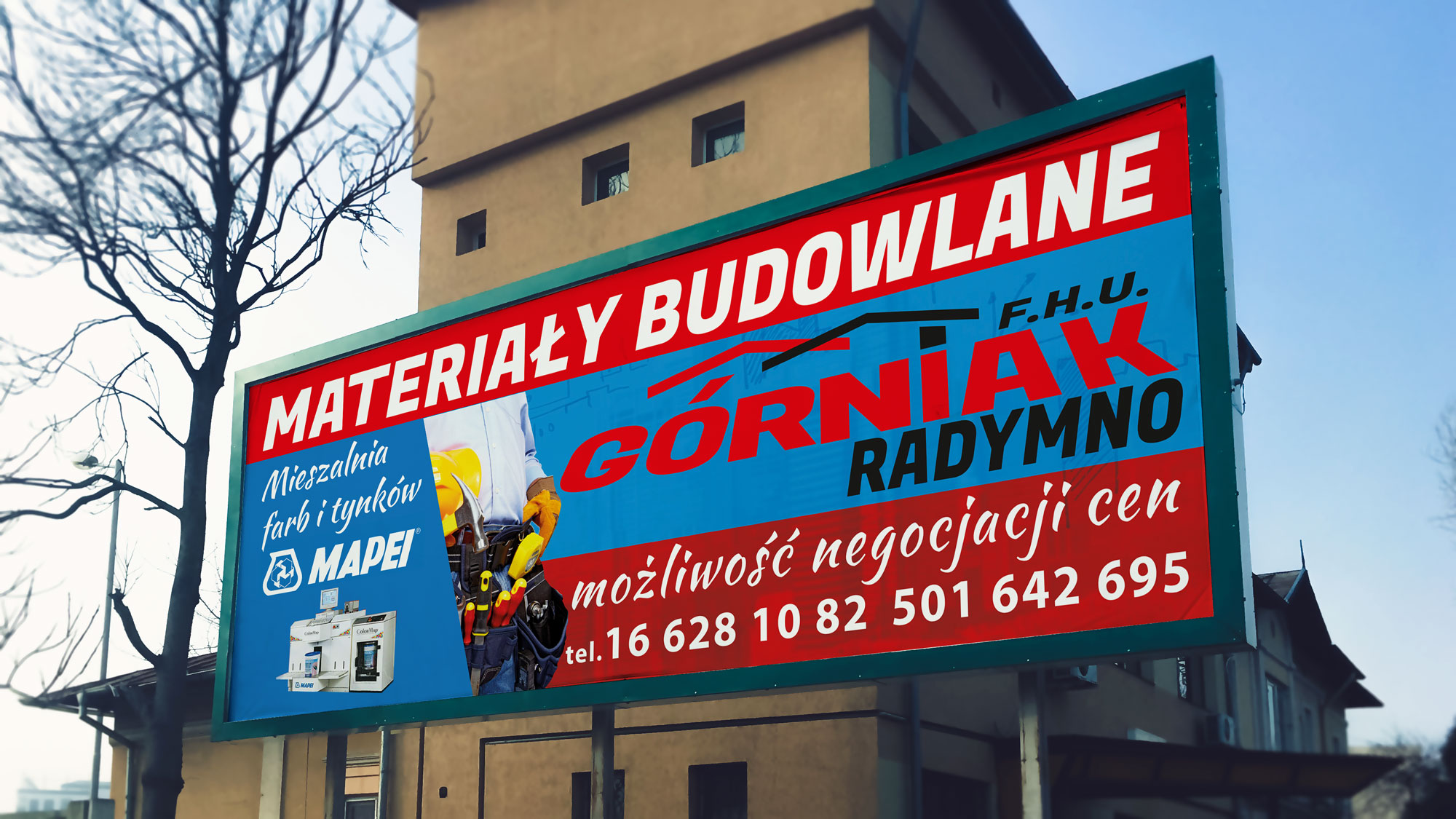 projektowanie i druk banerów Radymno
